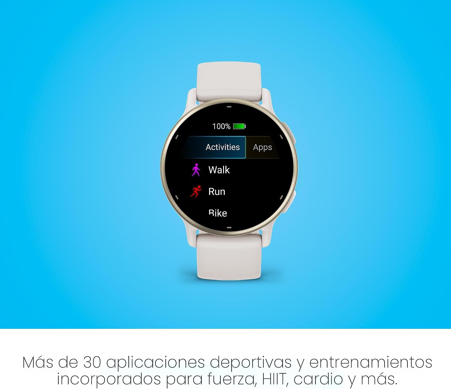 Garmin vívoactive 5, reloj inteligente GPS de salud y fitness, pant...
