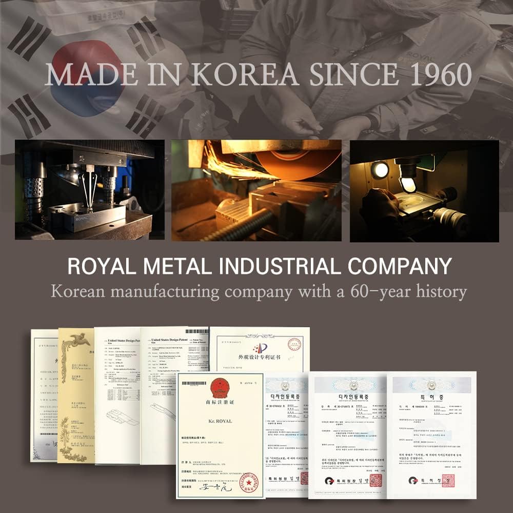ROYAL [Hecho en Corea] Recortador de Pelo de Nariz Premium para Hom...