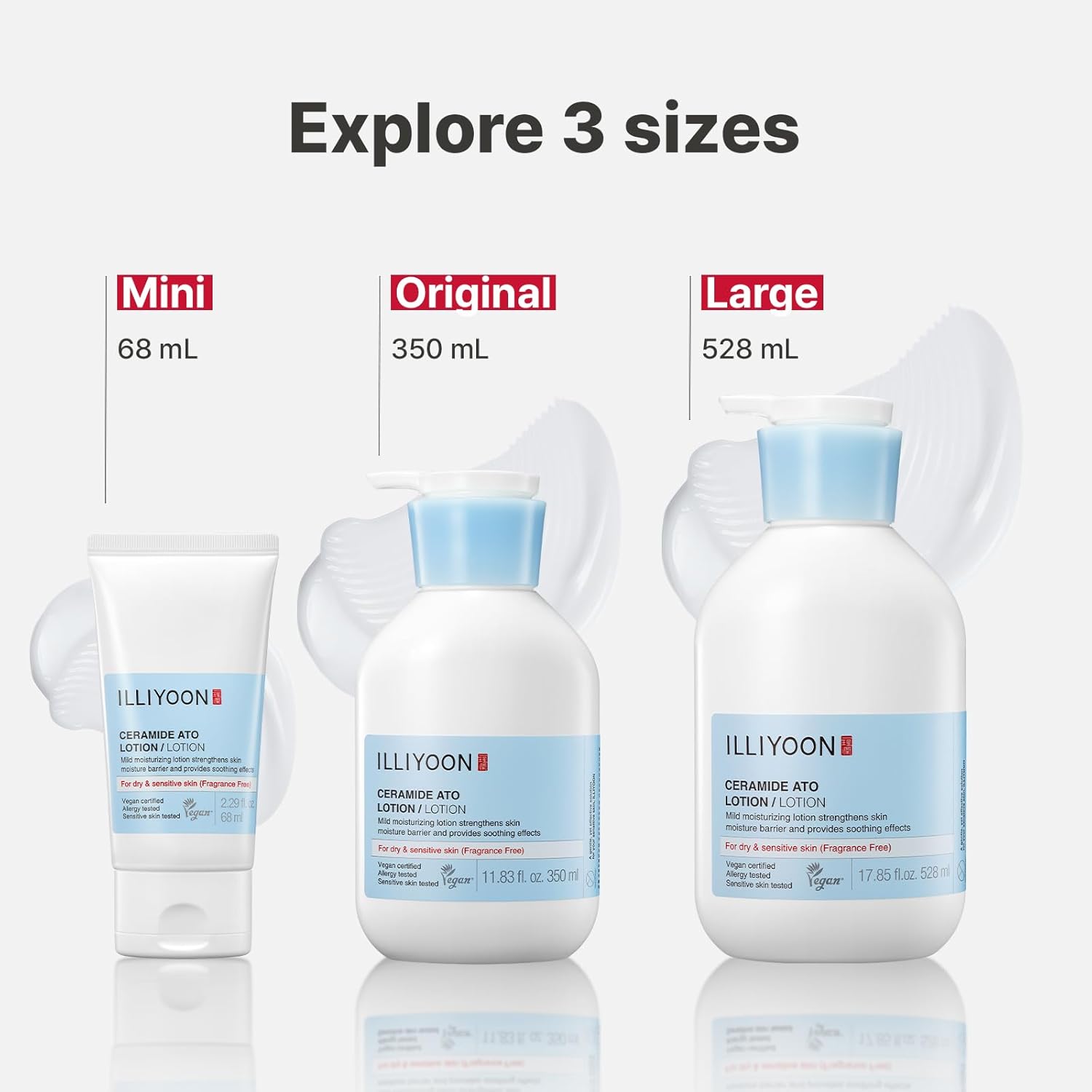 ILLIYOON Ceramide Ato Loción 528ml (17.85oz) | Loción Hidratante Di...