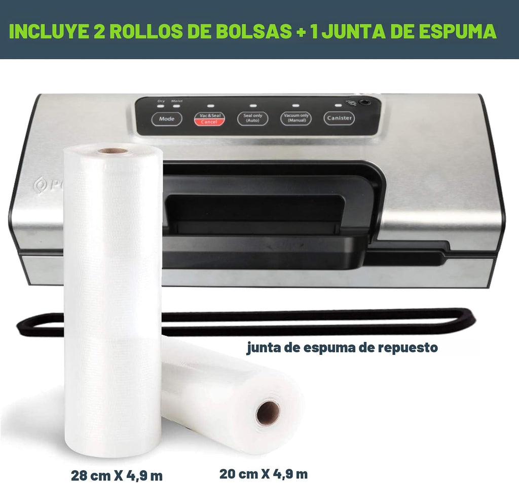 Potane Máquina de vacío de precisión, sellador de alimentos profesi...
