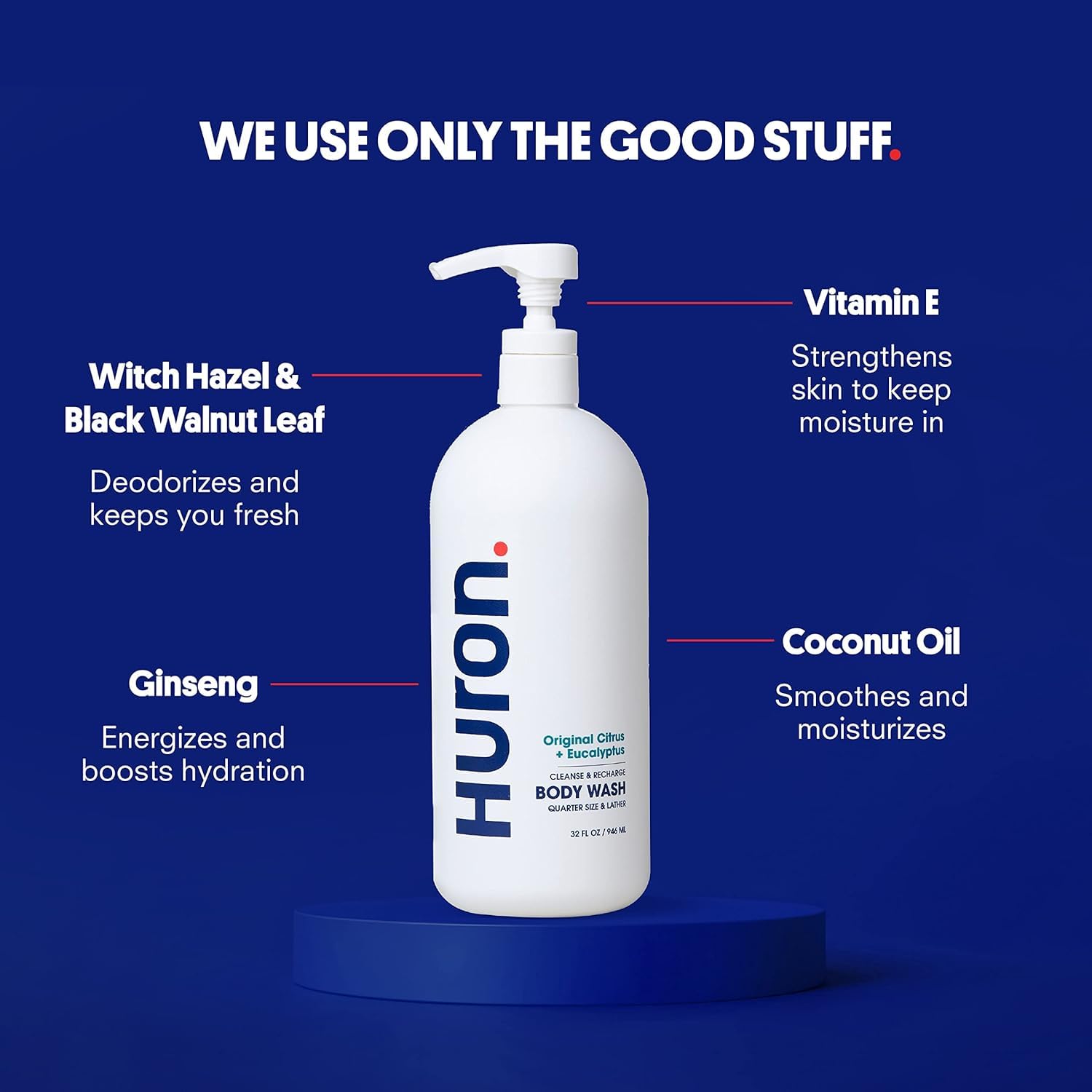 Kit de Ducha Jumbo Huron - Champú, Acondicionador y Gel de Baño par...