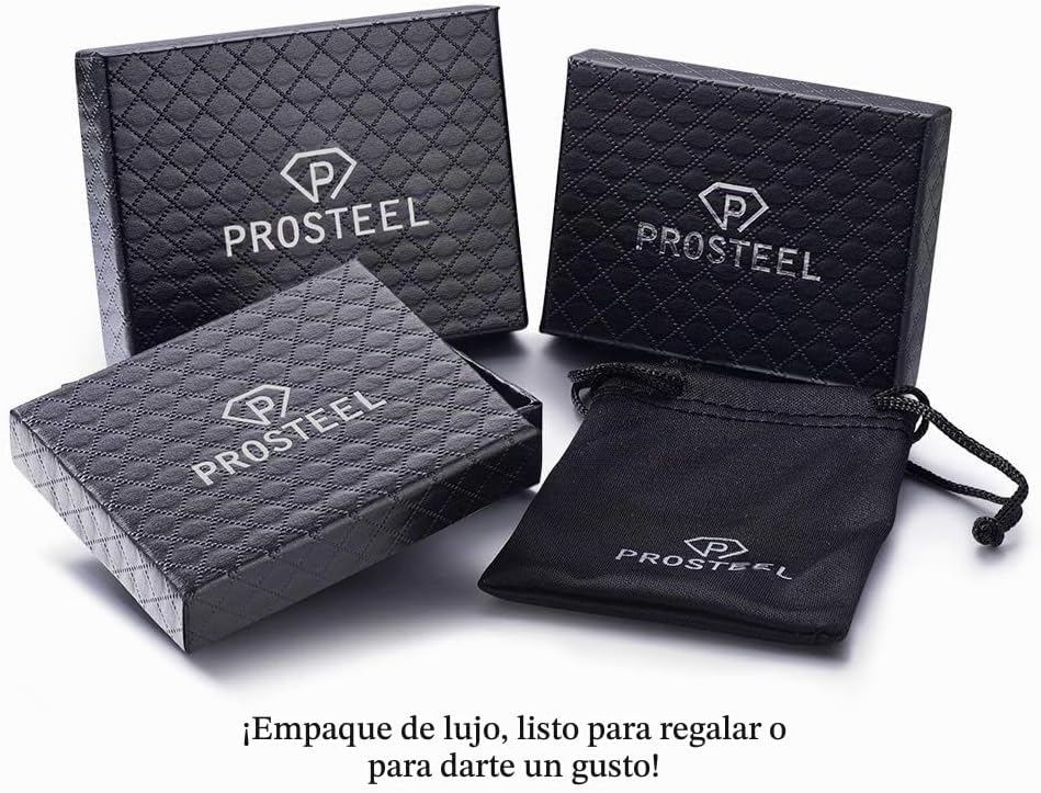 PROSTEEL 12\/16\/24\/32\/40 Pulgadas Aretes de Aro Gruesos para Muj...