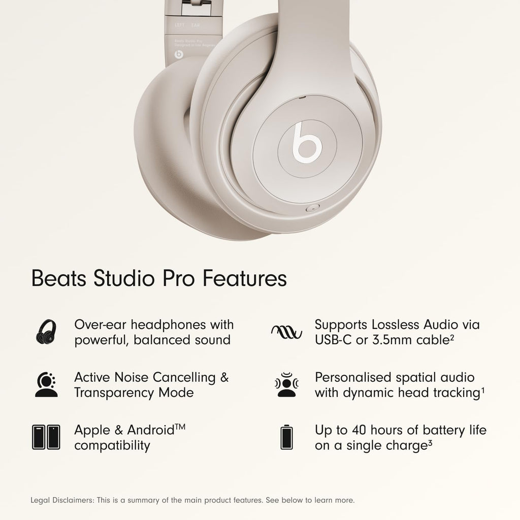 Beats Studio Pro-Premium Auriculares Inalámbricos Over-Ear - Hasta...