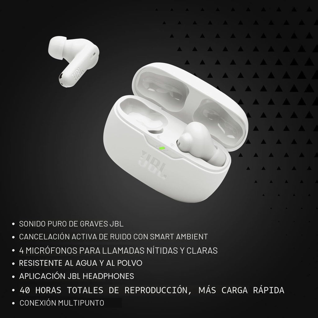 JBL Vibe Beam 2 - Auriculares intrauditivos verdaderamente inalámbr...