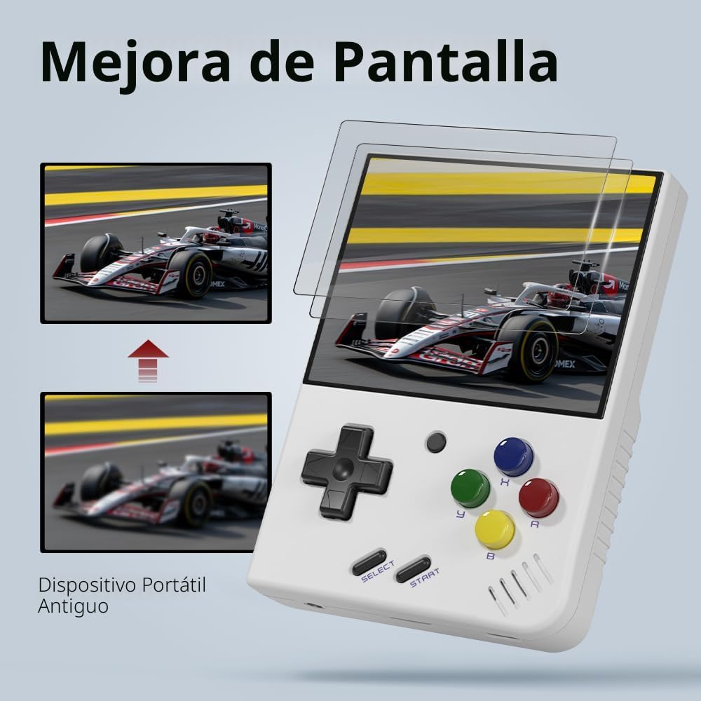 Miyoo Mini Plus con estuche portátil - Consola de juegos de mano, e...