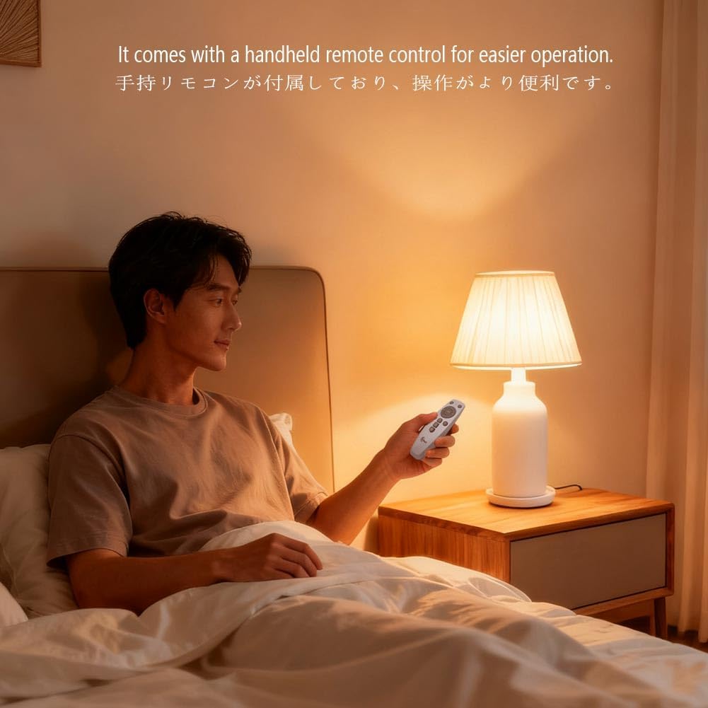 JUXLamp Bombilla de alarma de luz LED inteligente con simulación de...