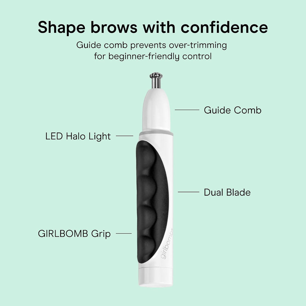 Conair GIRLBOMB Recortador de Pelo de Nariz para Mujeres, Eliminaci...