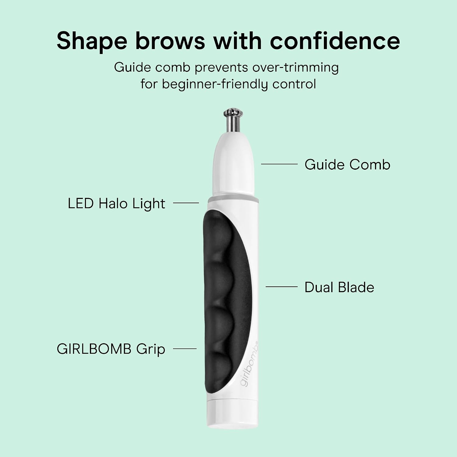 Conair GIRLBOMB Recortador de Pelo de Nariz para Mujeres, Eliminaci...