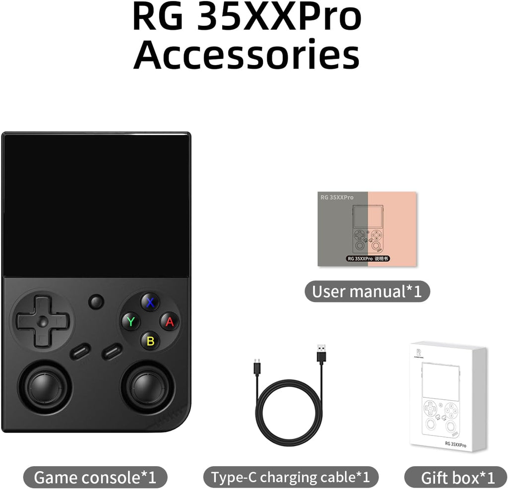 RG35XXPRO - Consola de juegos de mano retro, juego portátil con pan...