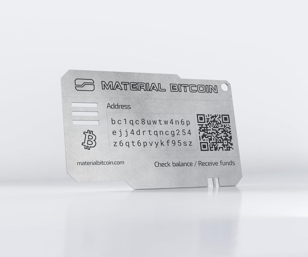 Material Bitcoin Lite - Cartera fría para Bitcoin - Billetera físic...