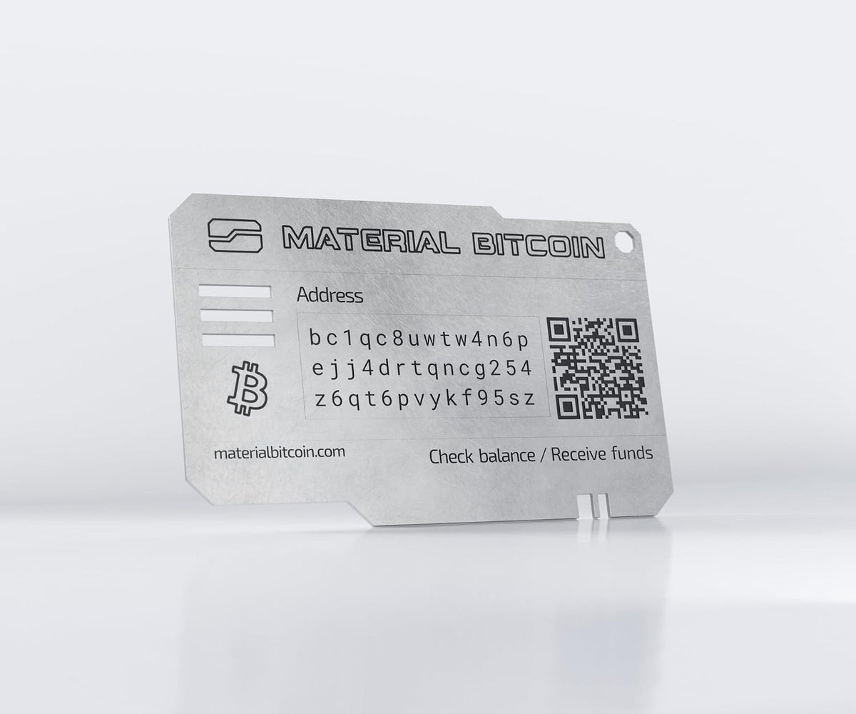 Material Bitcoin Lite - Cartera fría para Bitcoin - Billetera físic...