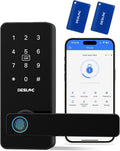 DESLOC Cerradura inteligente de huellas dactilares B200L con manija...