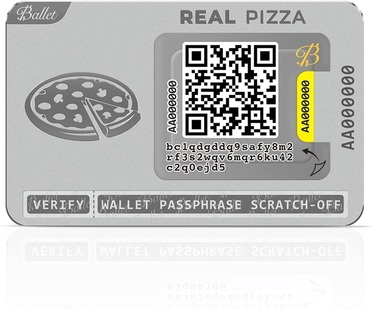 Ballet Real Pizza - Paquete de 2 tarjetas de almacenamiento en frío...
