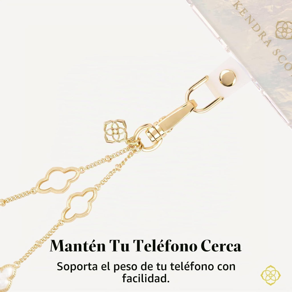 Kendra Scott - Abalorio para teléfono celular, marco Abbie, nácar |...