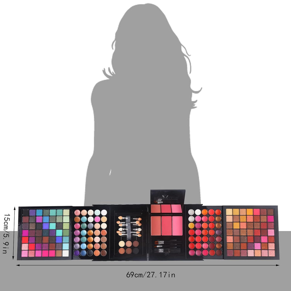 Kit de maquillaje profesional de 177 colores para mujeres y niñas,...