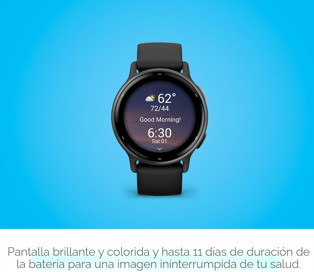 Garmin Vívoactive 5, reloj inteligente GPS para salud y fitness, pa...