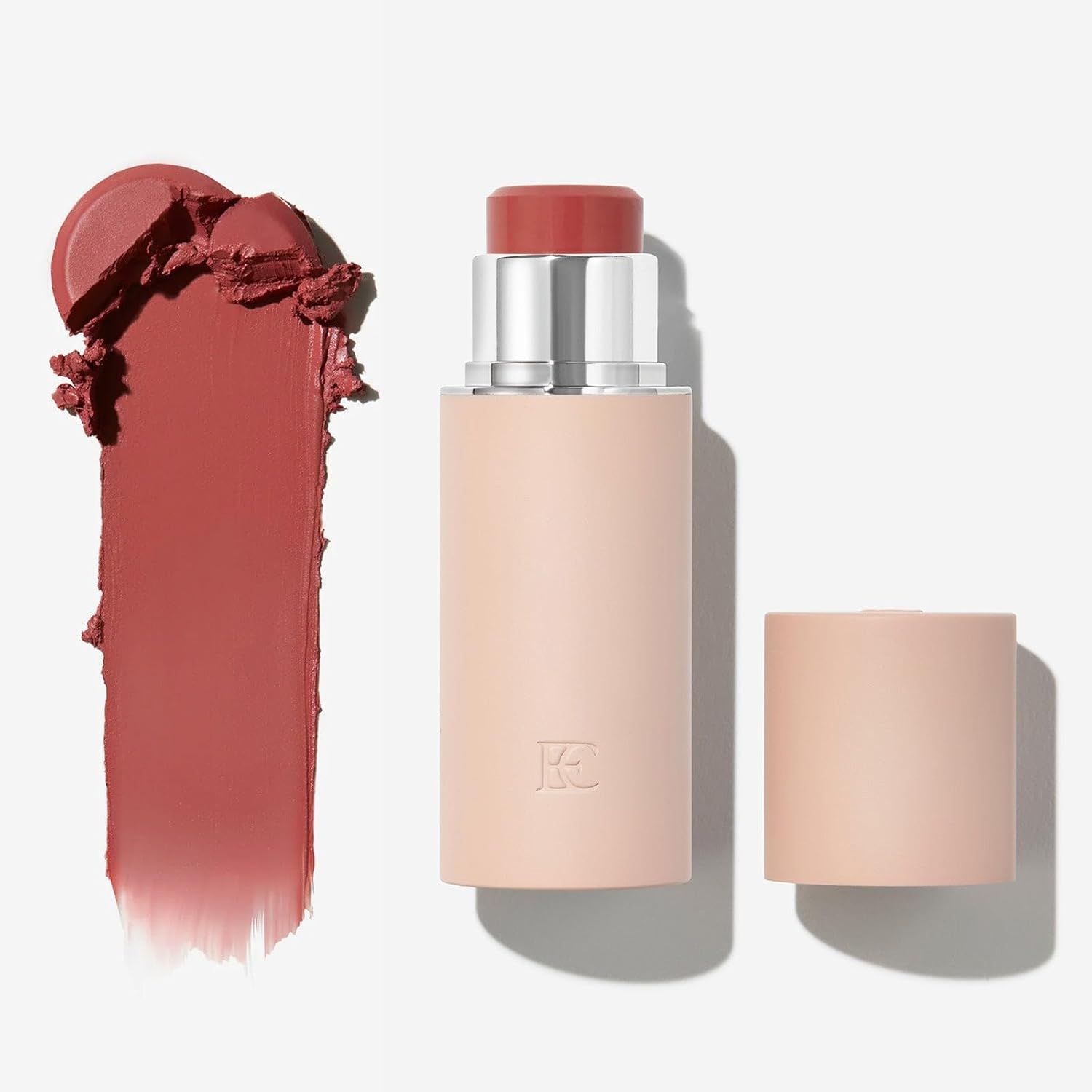 EarthsCure Palito de rubor en crema (rosa melocotón) \u2013 Tinte m...