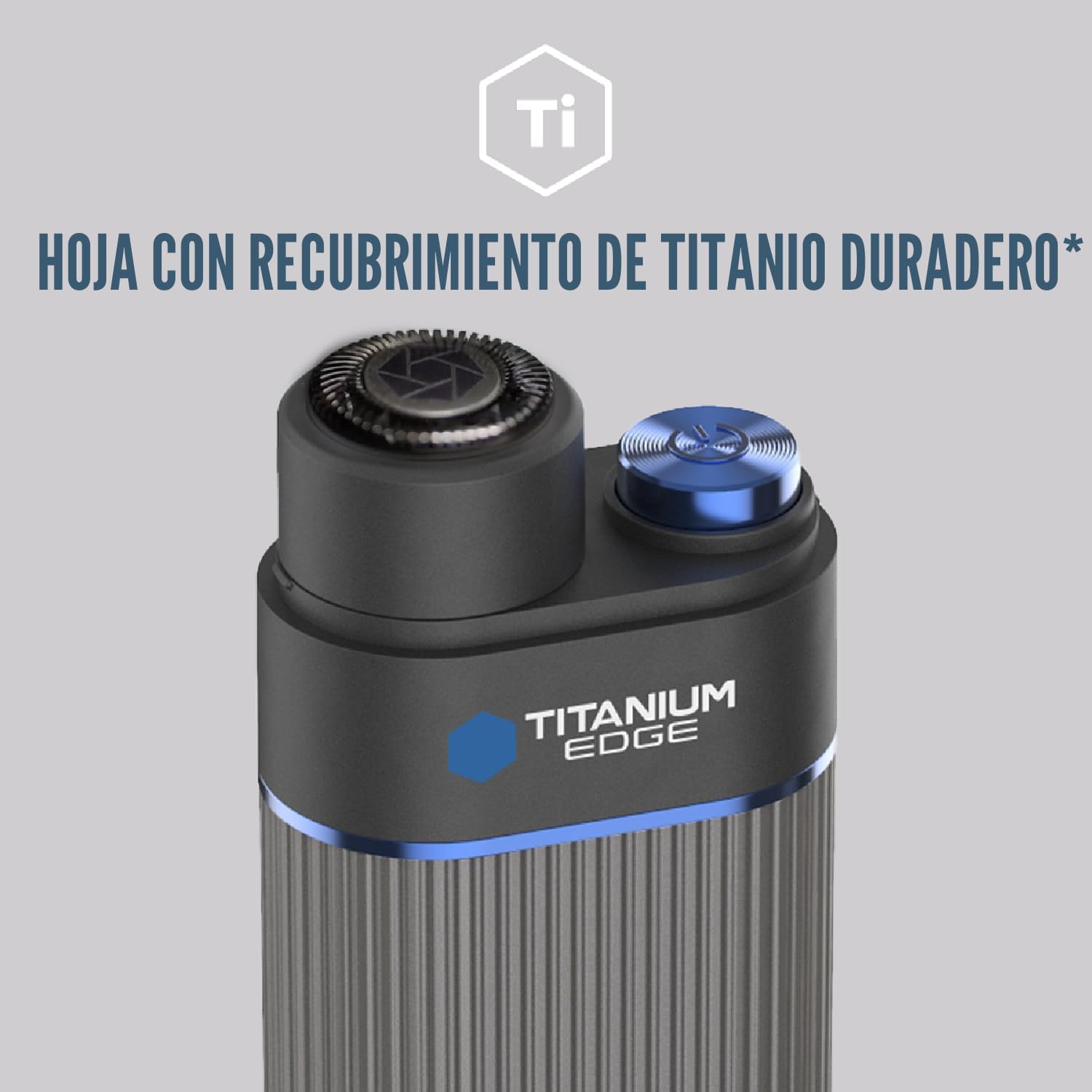 Microtouch Titanium Edge - Recortador de orejas y nariz con doble c...