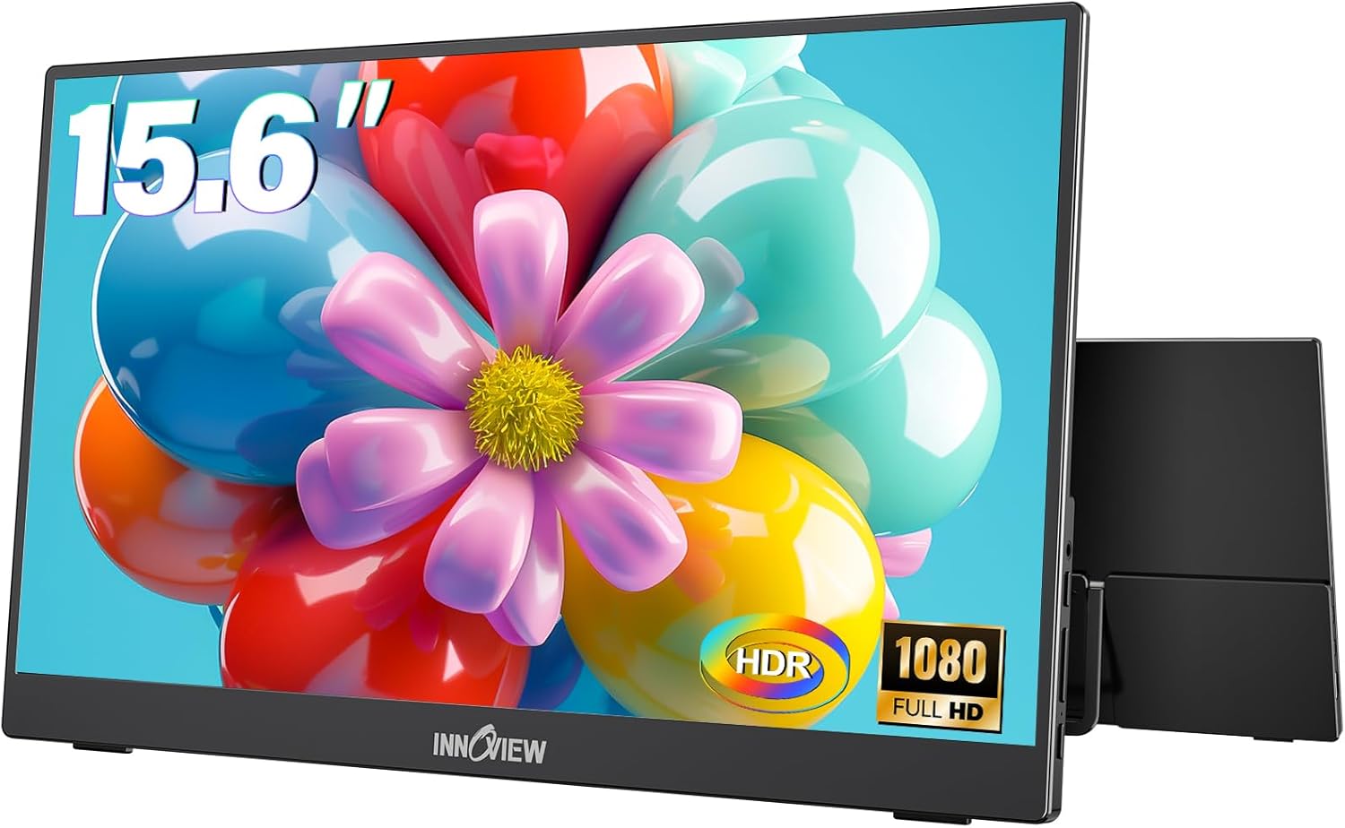 InnoView Monitor Portátil de 15.6'' para Laptop con Soporte...