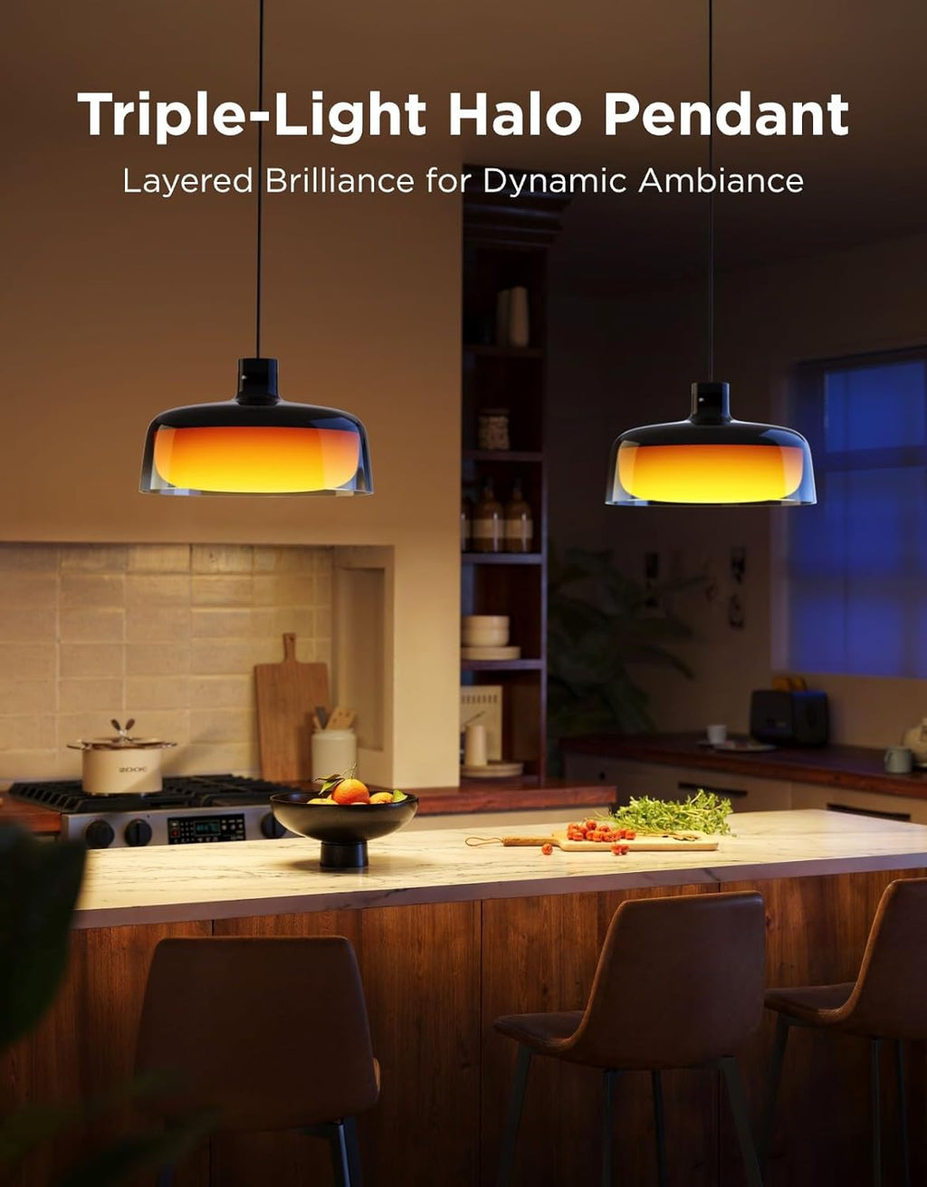Govee Lámpara colgante para isla de cocina, iluminación inteligente...