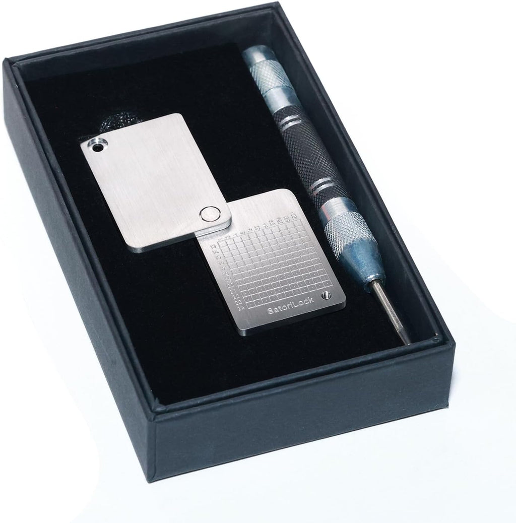 Satorilock Almacenamiento de semillas criptográficas, mini tableta...