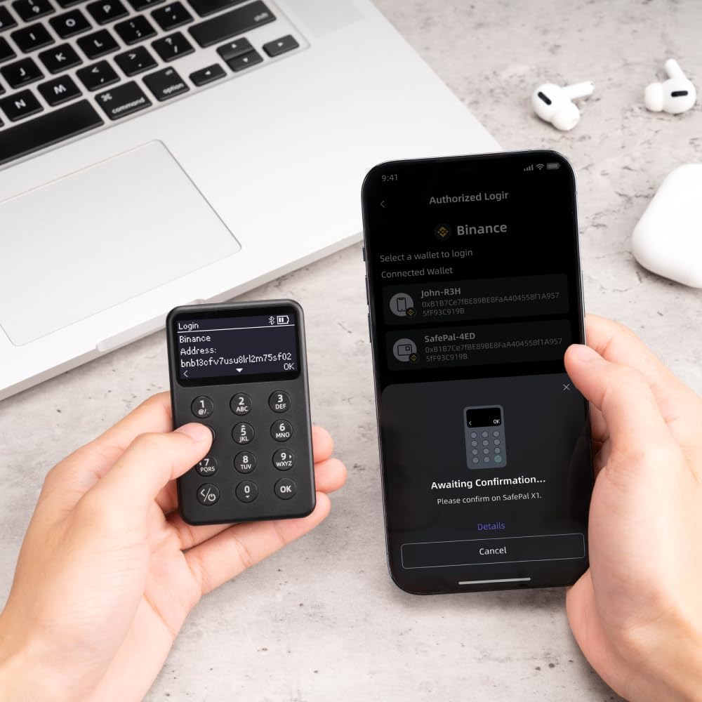 SafePal Cartera de hardware de criptomoneda X1, de código abierto c...