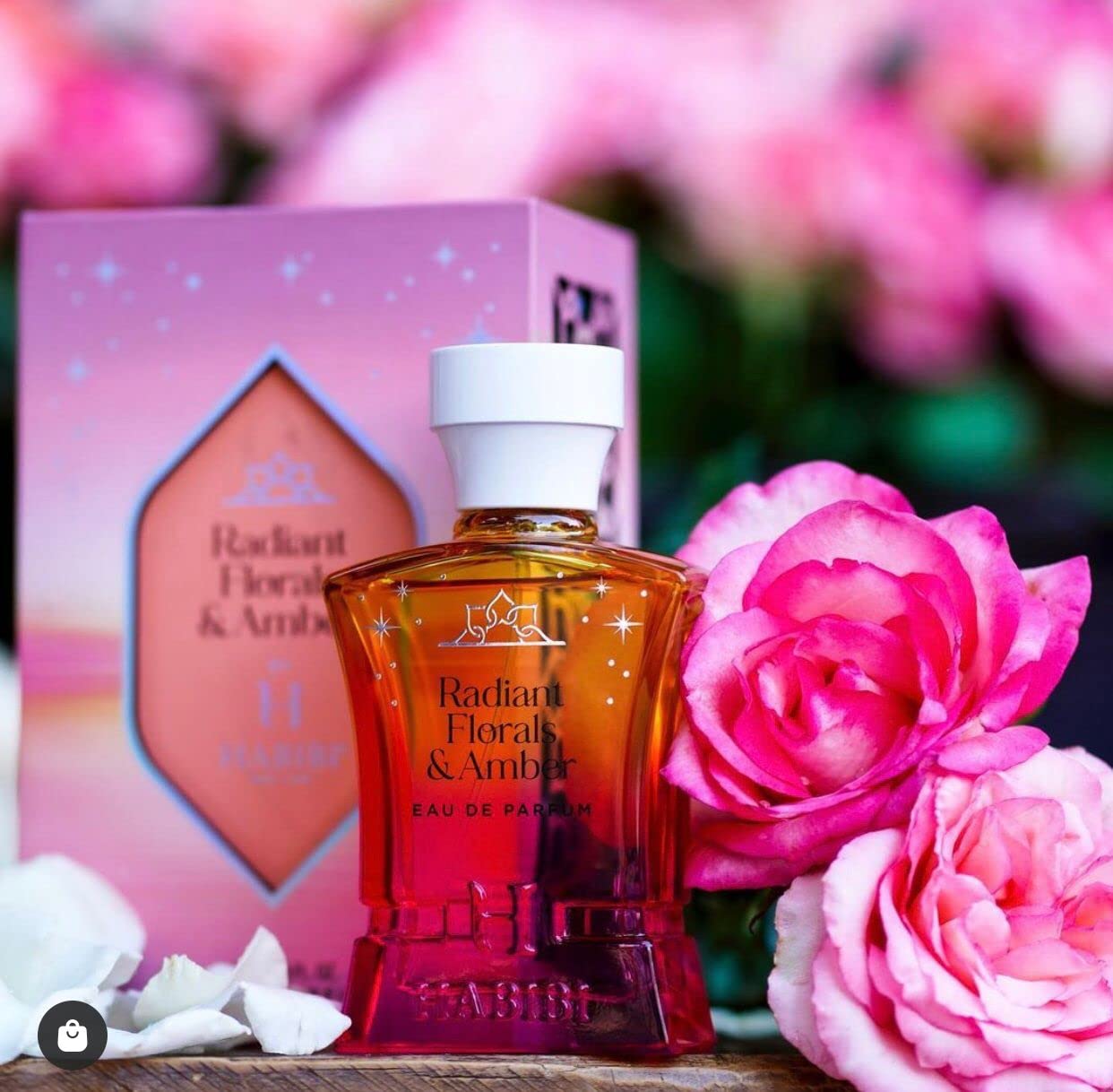 H HABIBI Perfume árabe de flores radiantes y almizcle ámbar para mu...