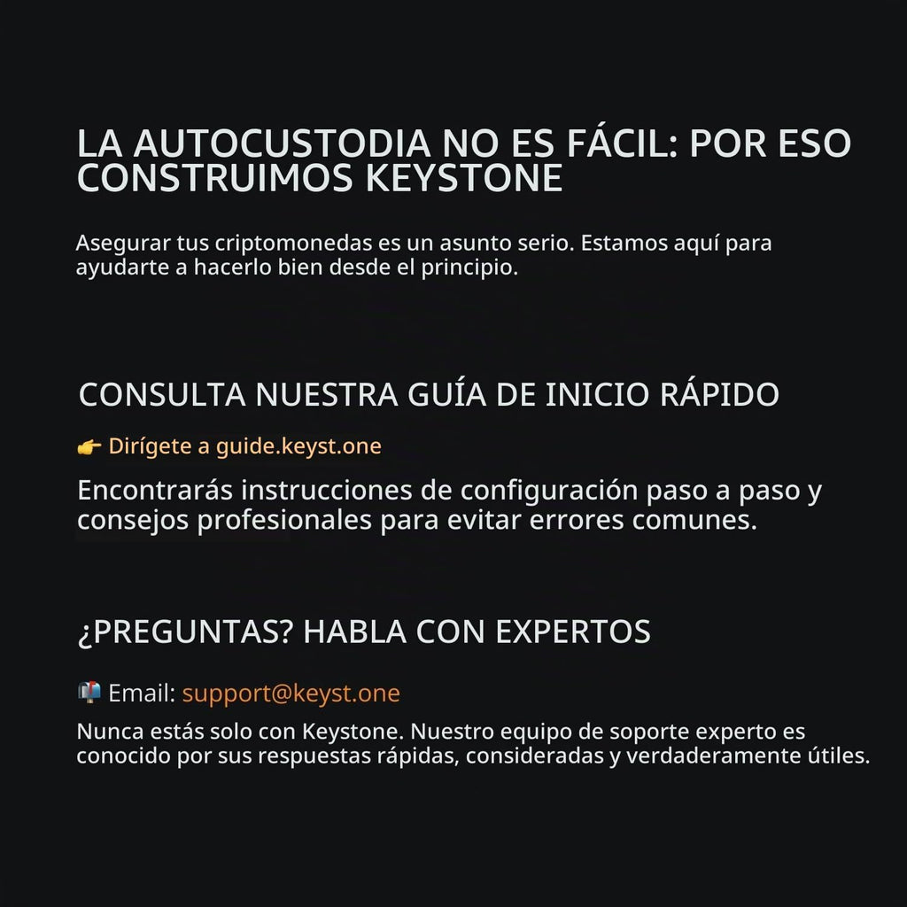 Keystone - Cartera de hardware para criptomonedas, pantalla táctil...