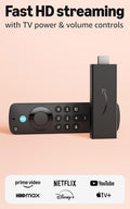 Amazon Fire TV Stick HD, TV en vivo gratis, control remoto por voz...