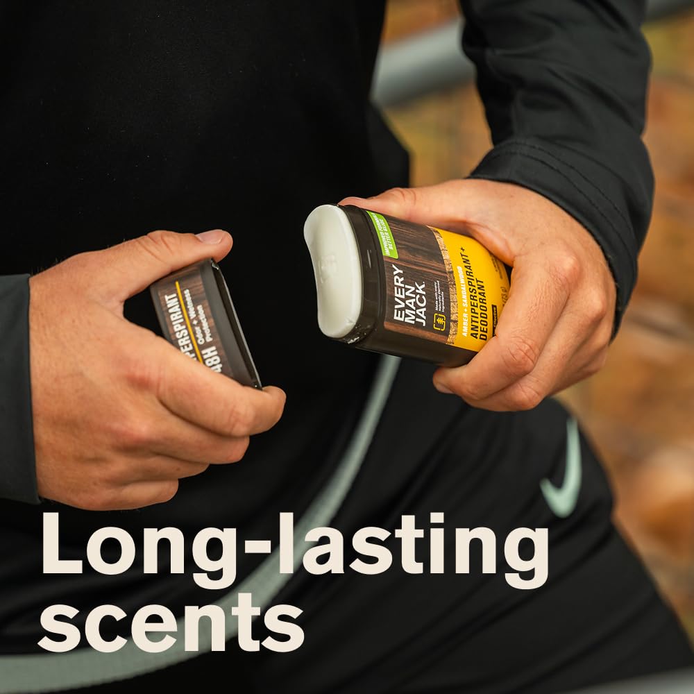 Every Man Jack Desodorante antiperspirante para hombres de cedro +...