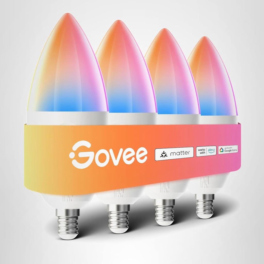 Govee Bombilla LED E12, bombillas inteligentes para candelabros \/...