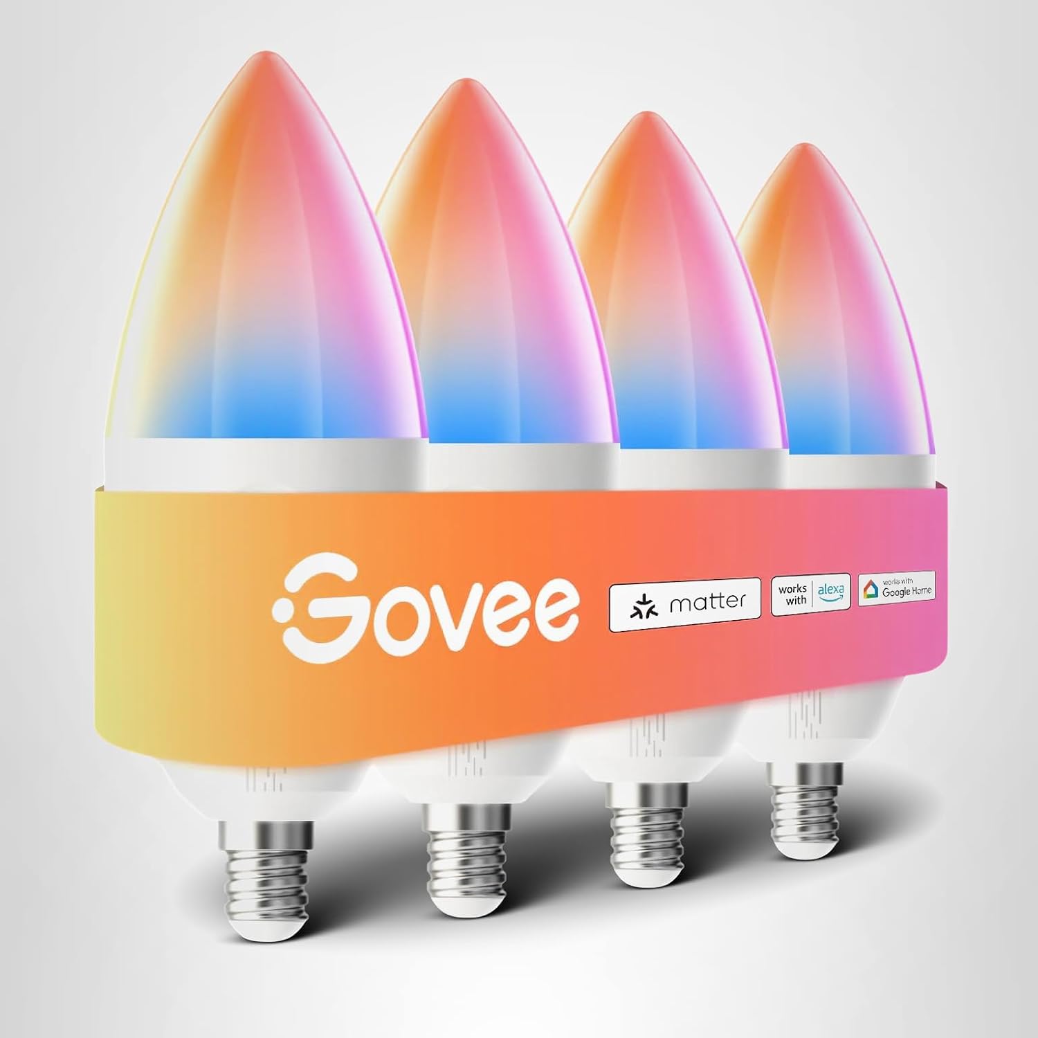 Govee Bombilla LED E12, bombillas inteligentes para candelabros \/...