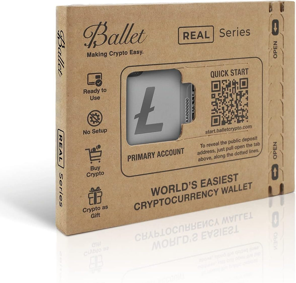 Ballet Real Litecoin - Tarjeta de almacenamiento en frío | Cartera...