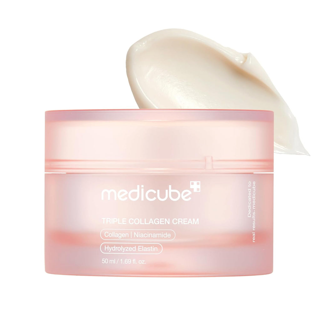medicube Crema de Colágeno Triple \u2013 Crema Hidratante y Reafirm...