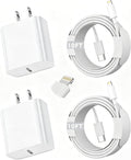 Cargador rápido para iPhone, [certificado por Apple], paquete de 2...