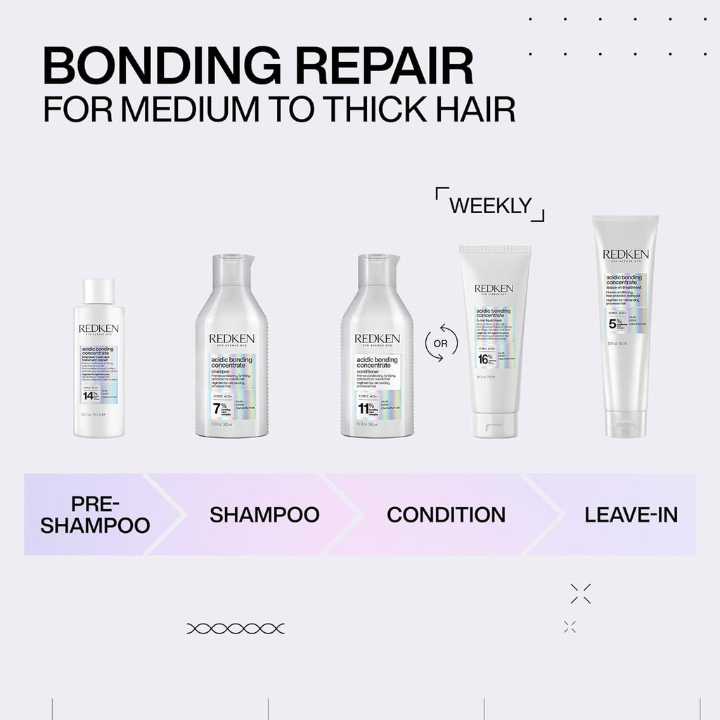 Redken Acidic Bonding Concentrate Shampoo para reparación de cabell...