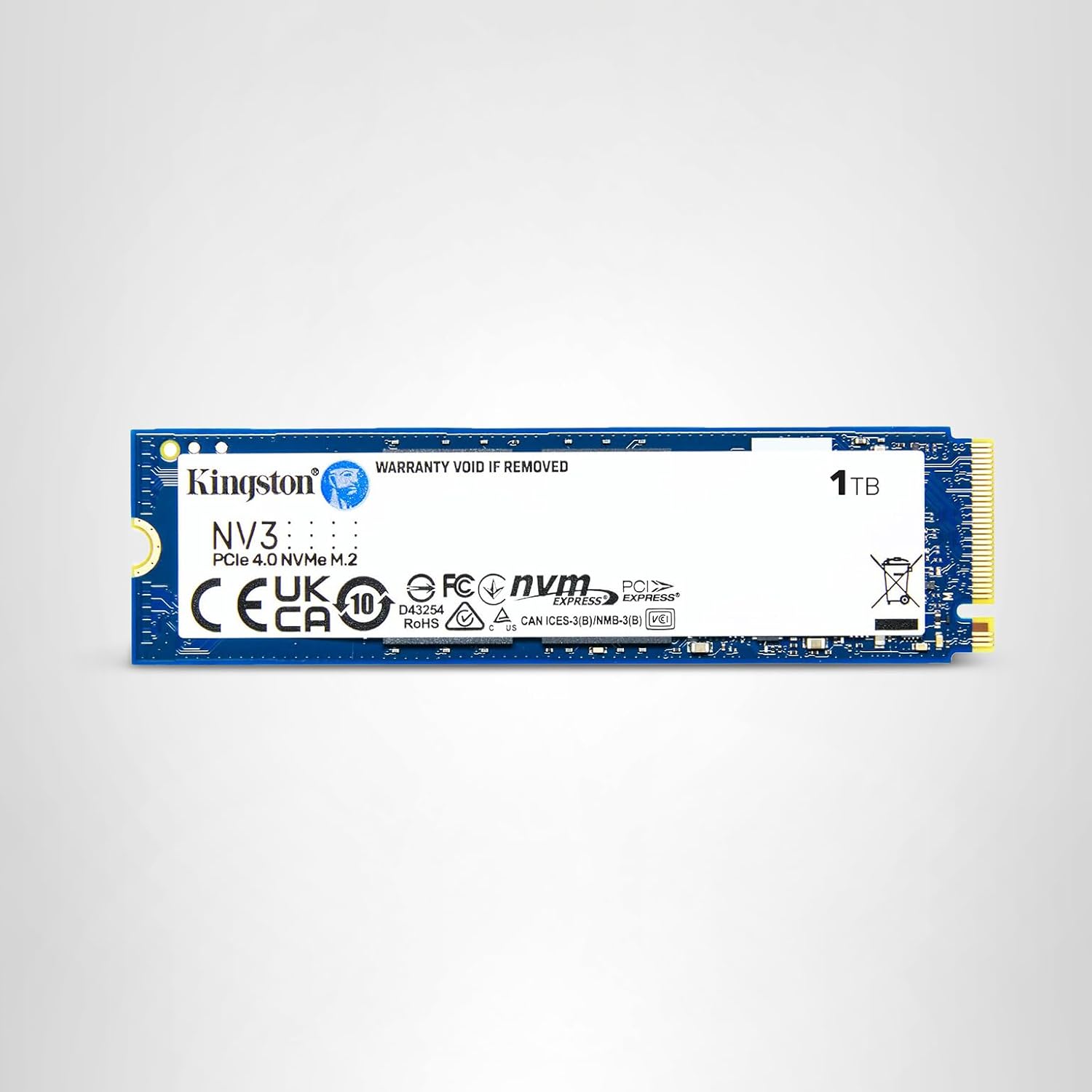 SSD Kingston NV3 1TB M.2 2280 NVMe | PCIe 4.0 generación 4x4 | Hast...