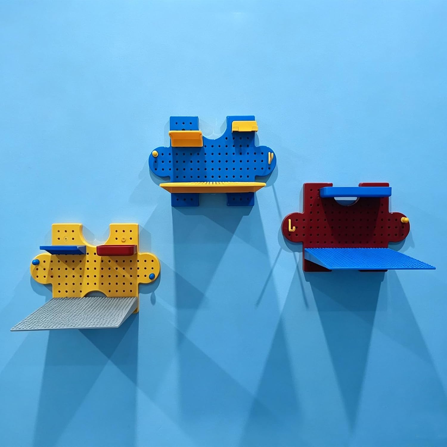MELHKLL 3 juegos de estantes de exhibición Lego compatibles con lad...