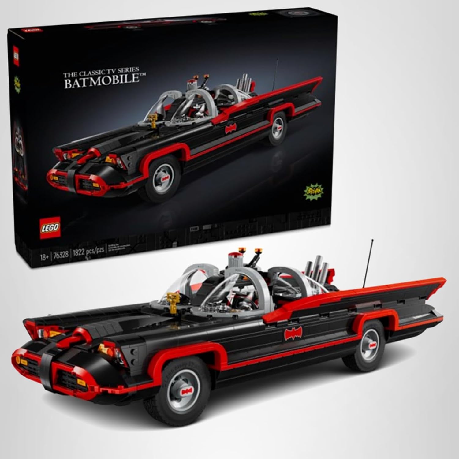 LEGO DC Batman: The Classic TV Series Batmobile, coche coleccionabl...