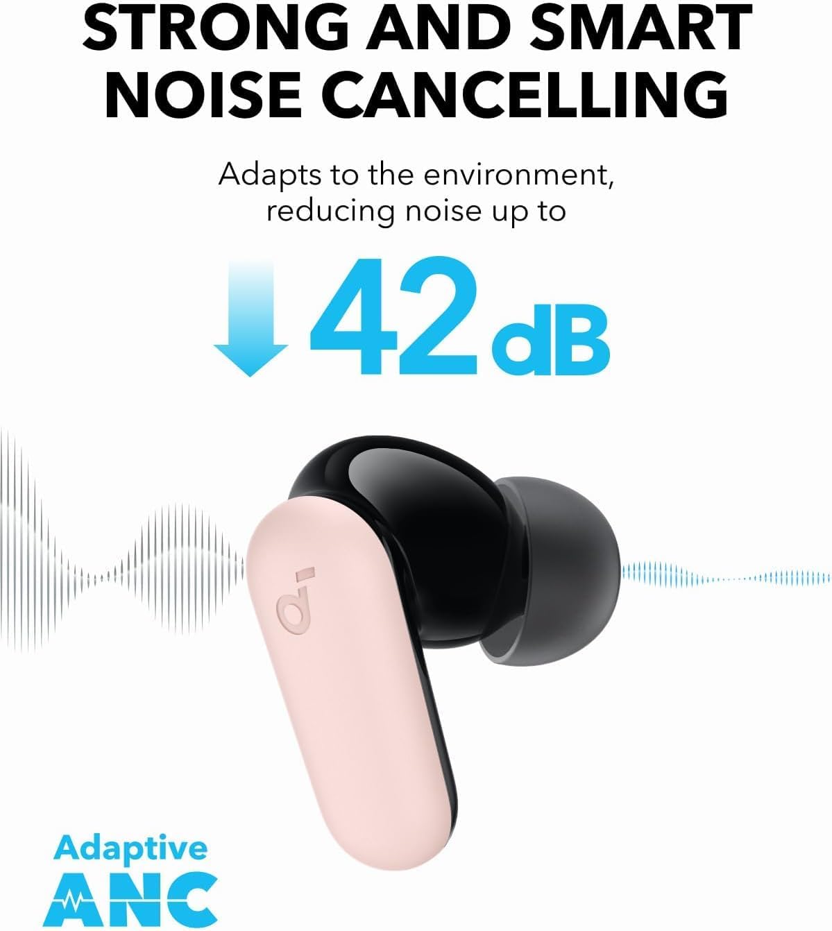 Auriculares inalámbricos Soundcore P30i de Anker con cancelación de...