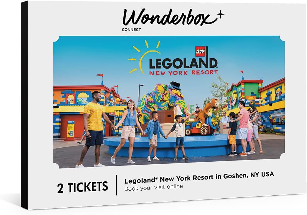 WONDERBOX LEGOLAND New York Resort Tickets Caja de regalo, 2 entrad...