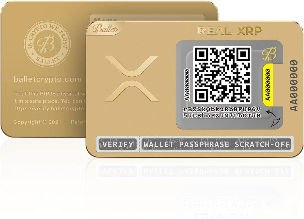 Ballet XRP - Cartera para tarjetas de almacenamiento en frío \u2013...