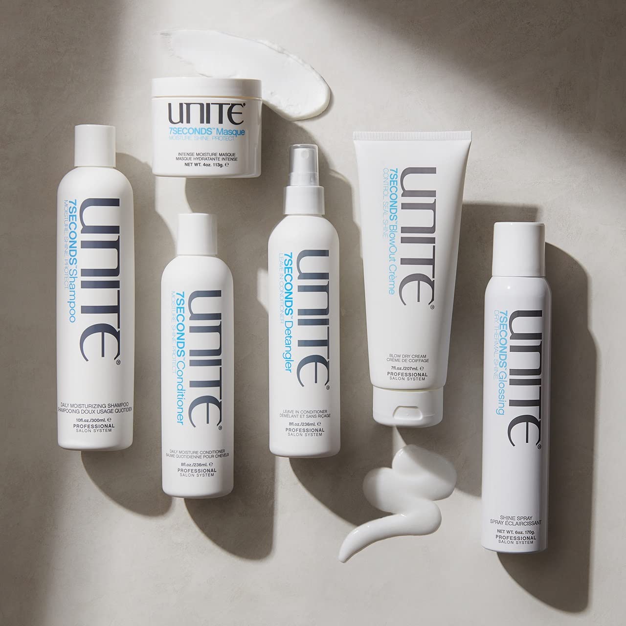UNITE Hair 7SECONDS Detangler Acondicionador en spray para control...