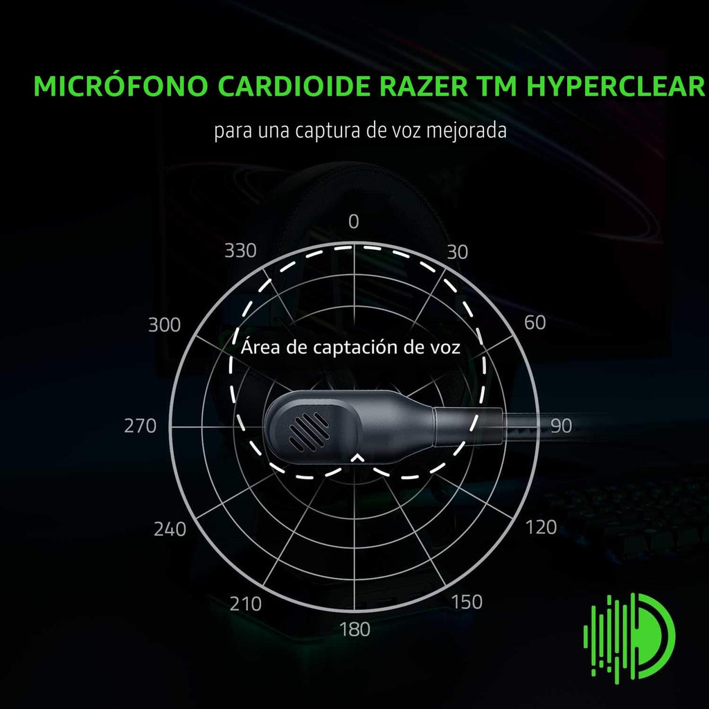 Razer BlackShark V2 X Auriculares para juegos: sonido envolvente es...