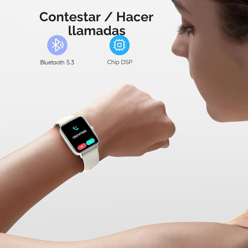 Reloj inteligente para mujeres, 1.85" HD, reloj inteligente com...
