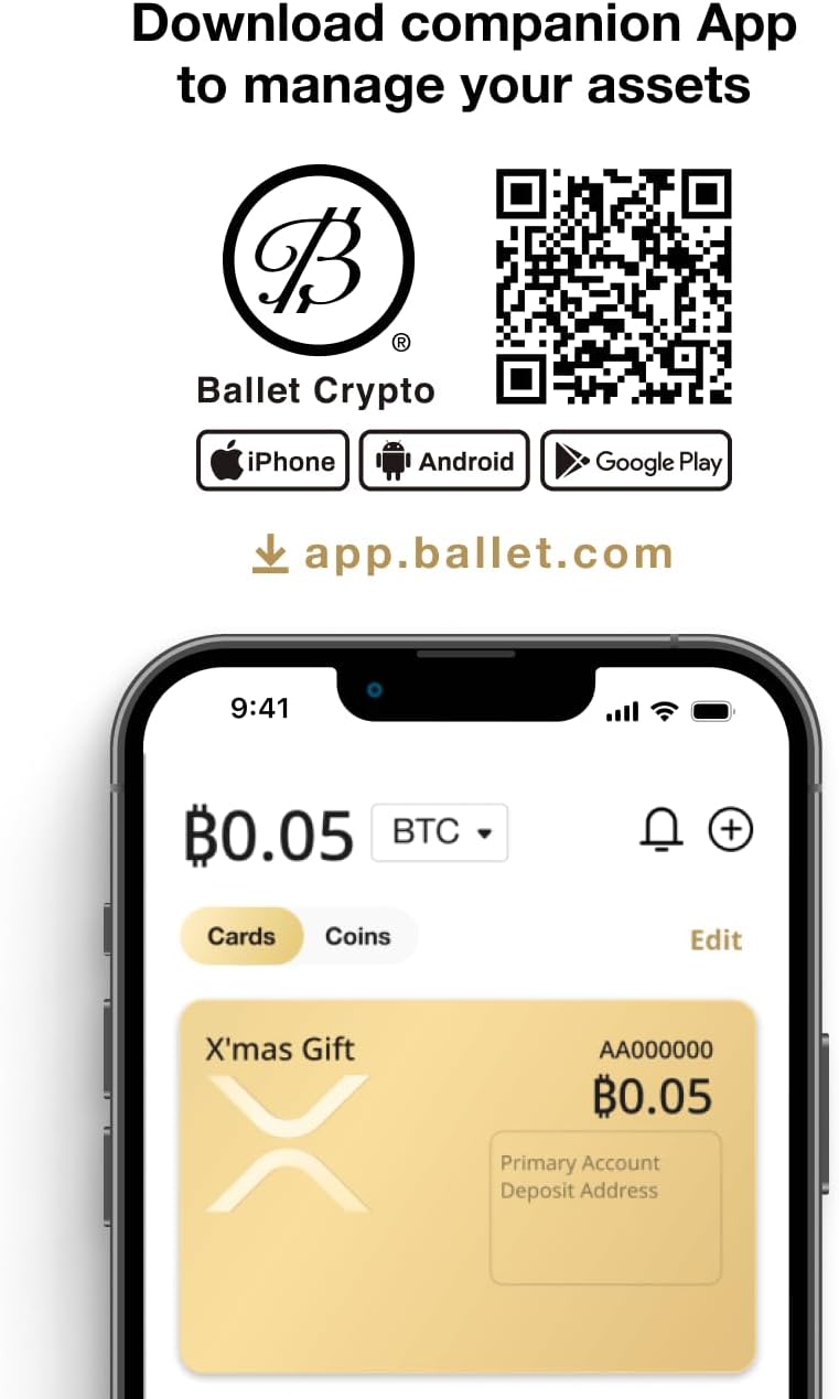 Ballet XRP - Cartera para tarjetas de almacenamiento en frío \u2013...