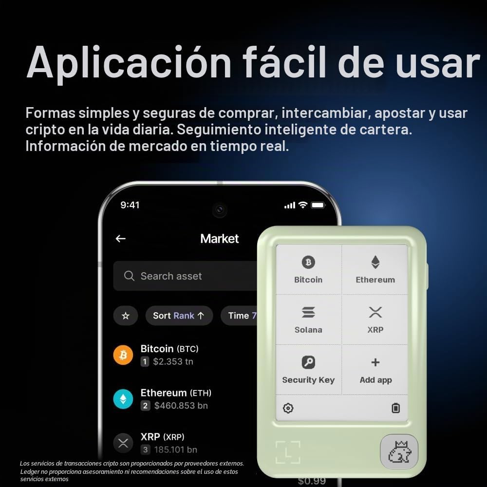 Ledger Nano Gen5 - Crypto Wallet - Compra de forma segura activos d...