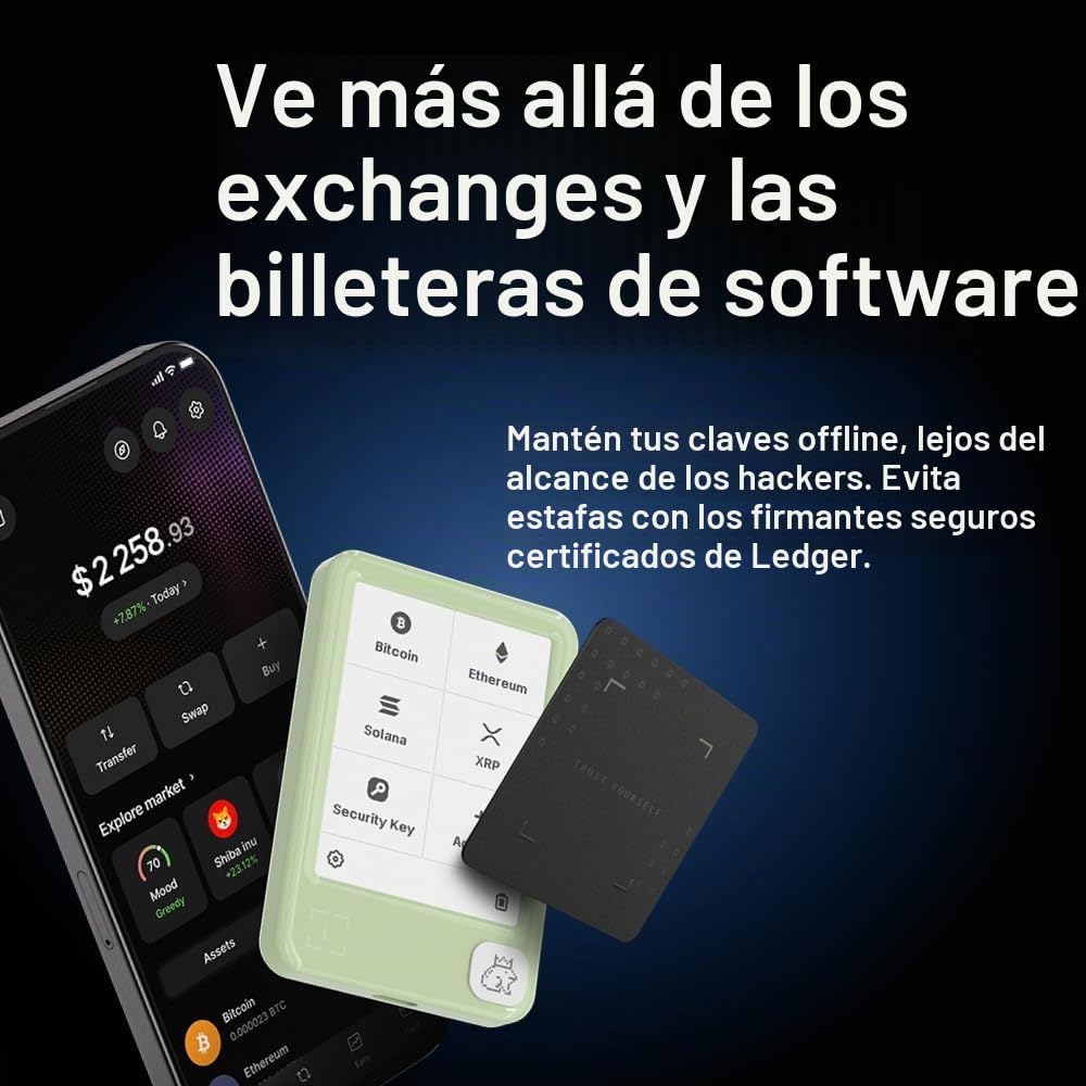 Ledger Nano Gen5 - Crypto Wallet - Compra de forma segura activos d...