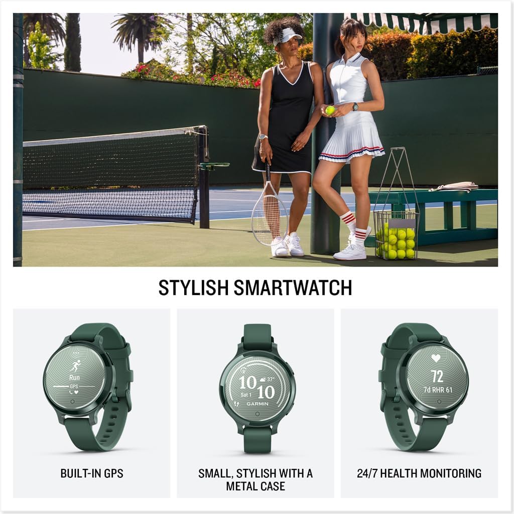Garmin Lily® 2 Active, reloj inteligente pequeño y elegante, GPS in...