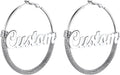 PROSTEEL 12\/16\/24\/32\/40 Pulgadas Aretes de Aro Gruesos para Muj...